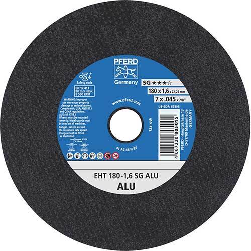 Pferd Ultra Thin Cut-Off Wheel Premium Aluminium 178 x 1.6mm - Pack of 25