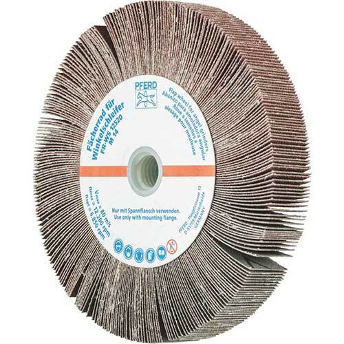 Pferd Unmounted Flap Wheel for Angle Grinder 125mm 120 Grit 44782512 - Pack of 2