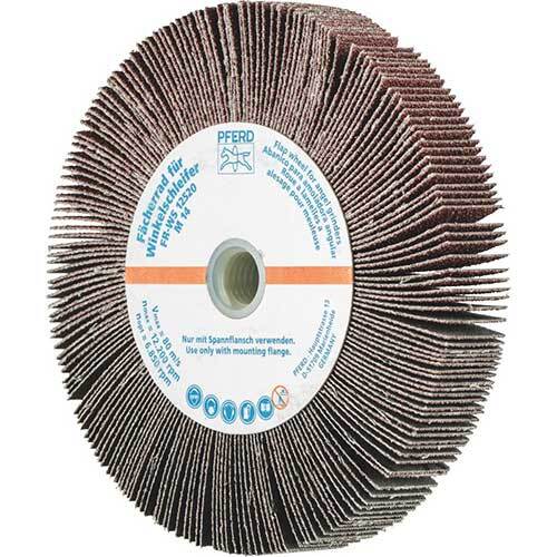 Pferd Unmounted Flap Wheel for Angle Grinder 125mm 60 Grit 44782506 - Pack of 2