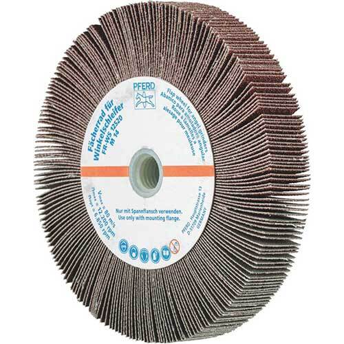 Pferd Unmounted Flap Wheel for Angle Grinder 125mm 80 Grit 44782508 - Pack of 2
