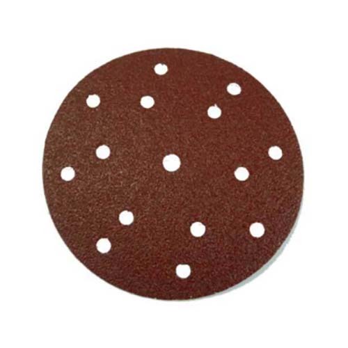 Pferd Velstick Paper Disc 15 Hole Al Oxide Stearated 150mm 180 Grit - Pack of 100