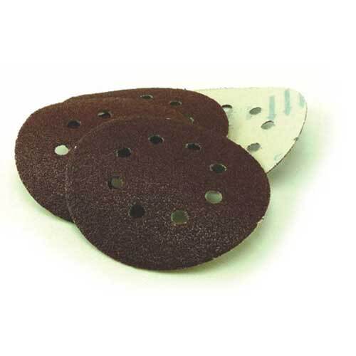 Pferd Velstick Paper Disc 8 Hole Al Oxide Stearated 125mm 80 Grit - Pack of 50