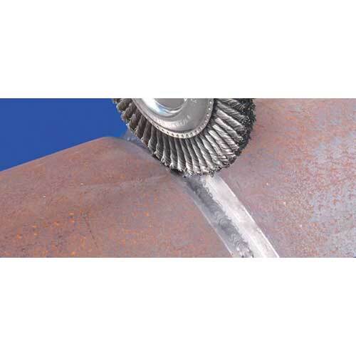 Pferd Wheel Brush RBG Twist Knot Inox 125 x 6mm 43302506 - Pack of 2 - AIMS Industrial Supplies