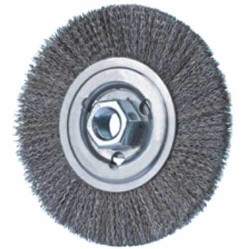 Pferd Wheel Brush RBU Crimped Steel M14 Thread 125 x 12mm 43502301 - AIMS Industrial Supplies