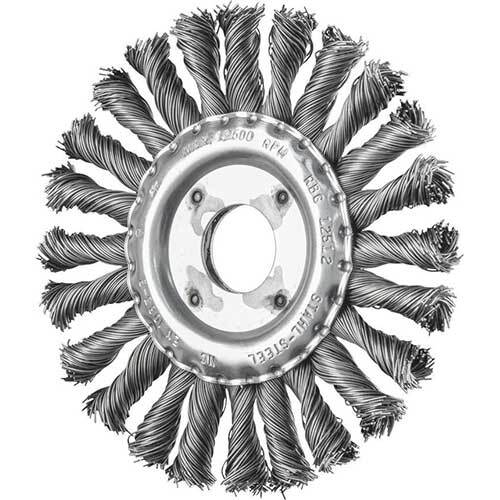 Pferd Wheel Brush Twist Knot Combitwist 125 x 12mm 43303010 - AIMS Industrial Supplies