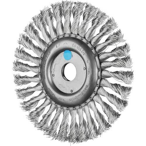 Pferd Wheel Brush Twist Knot Inox RBG 178 x 13mm 43304003 - AIMS Industrial Supplies
