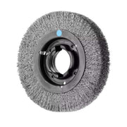 Pferd Wheel Brush with Arbor Hole Crimped AK 32-2 Inox 200 x 38mm 435060031