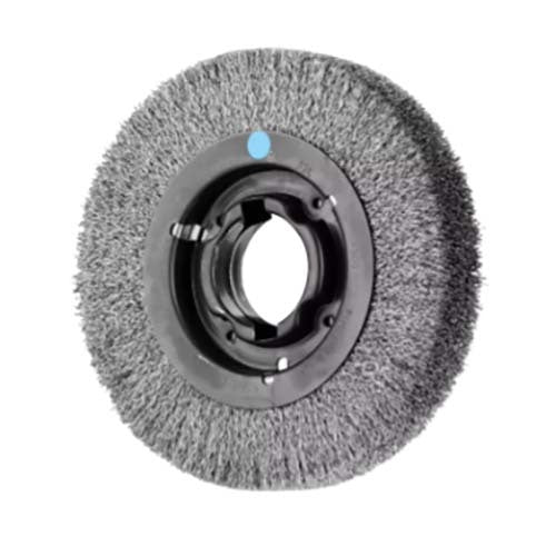 Pferd Wheel Brush with Arbor Hole Crimped AK 32-2 Inox 200 x 38mm 435060031