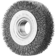Pferd Wheel Brush with Arbor Hole Crimped RBU 100 x 28mm 43502001 - AIMS Industrial Supplies