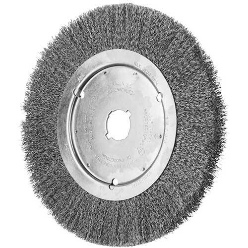 Pferd Wheel Brush with Arbor Hole Crimped RBU ST 250 x 20mm 435065051