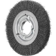 Pferd Wheel Brush with Arbor Hole Crimped ST with Adaptor Set 200 x 25mm 43506101 - AIMS Industrial Supplies
