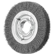 Pferd Wheel Brush with Arbor Hole Crimped Steel RBU 200 x 38mm 43506001 - AIMS Industrial Supplies