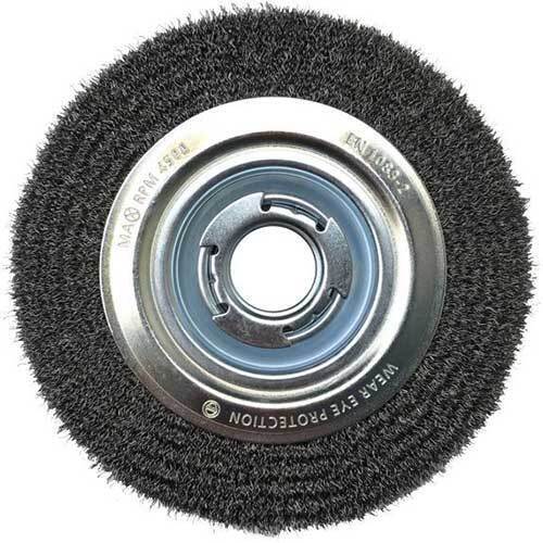 Pferd Wheel Brush with Arbor Hole Crimped Steel2