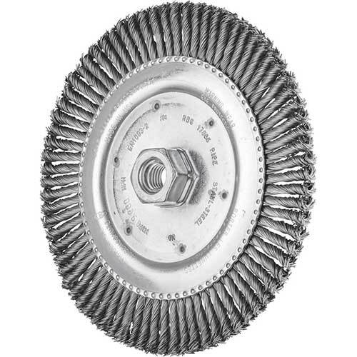 Pferd Wheel Brush with Arbor Twist Knot 178 x 6/M14 43303805 - Pack of 10 - AIMS Industrial Supplies