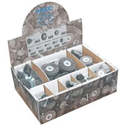 Pferd Wire Brush Set Steel 6mm Mounted Shaft 43900001 - 80pcs./Set1