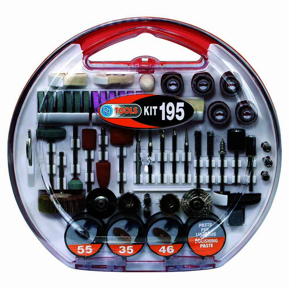PG Mini Rotary Accessory Set, 195 Pieces1