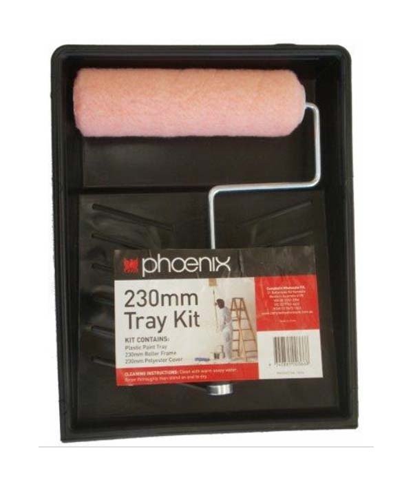 Phoenix 230mm Paint Roller & Tray Kit - AIMS Industrial Supplies
