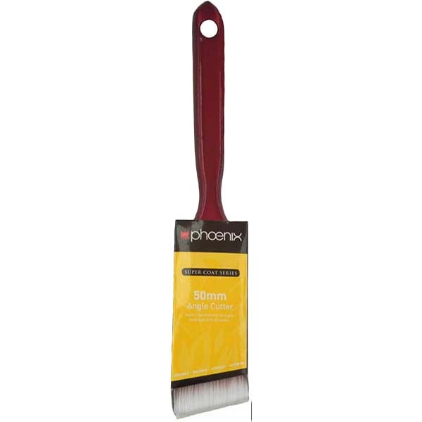 Phoenix Plastic Handle Super Coat Angle Cutter Paint Brush - AIMS Industrial Supplies