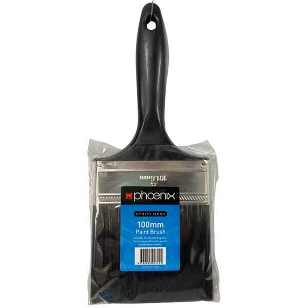 Phoenix Plastic Handle Utility Brush 100mm
