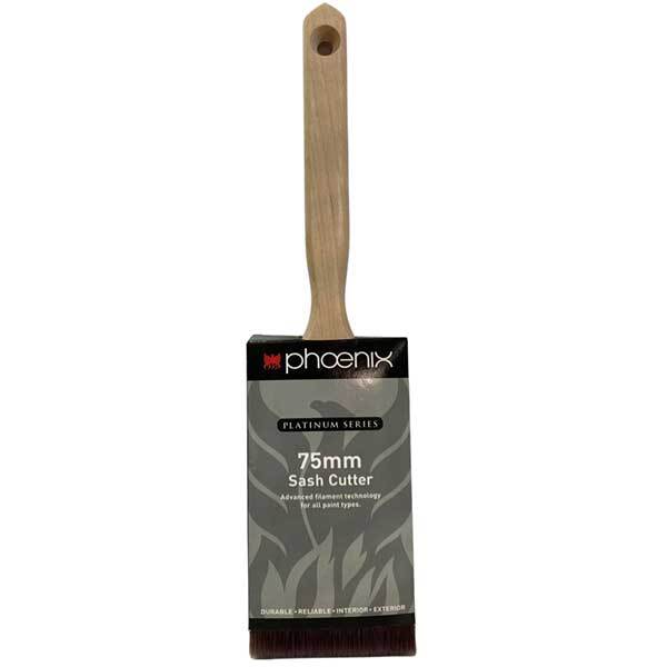Phoenix Platinum Sash Cutter Paint Brush 75mm
