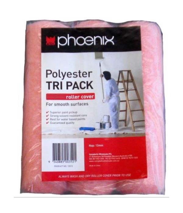 Phoenix Polyester Roller Cover 270mm - 3/Pack