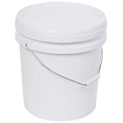 Phoenix White Plastic Bucket With Lid - AIMS Industrial Supplies