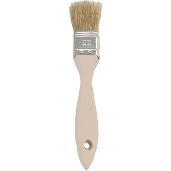 Phoenix Wooden Handle White Bristle Brush 25mm
