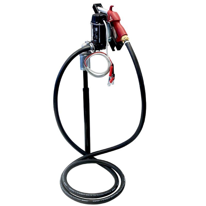 Piusi 12V Diesel Refuel Drum & Tank Kit Manual Nozzle 52002 - AIMS Industrial Supplies