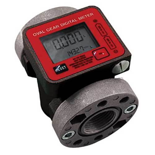 Piusi 3/4" BSP inlet, 60 L/min Electronic Oil Meter K600N/3O1