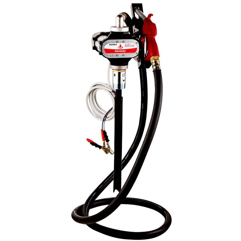 Piusi 85LPM 12V Diesel Drum Pump with Manual Nozzle 52004 - AIMS Industrial Supplies