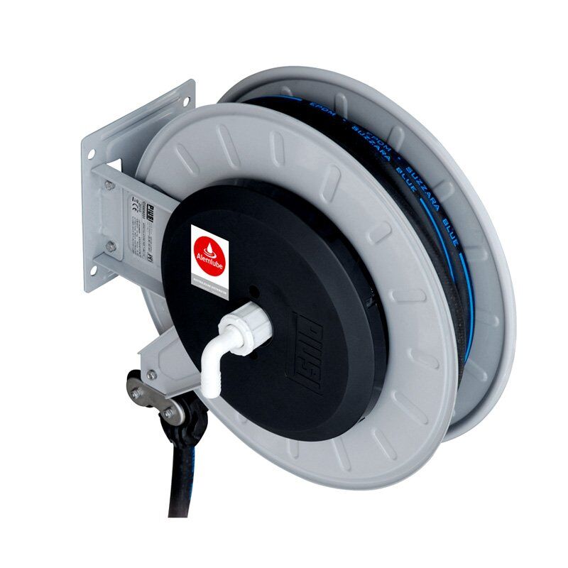 Piusi AdBlue 3/4" x 15m Spring Rewind Hose Reel 750050 - AIMS Industrial Supplies