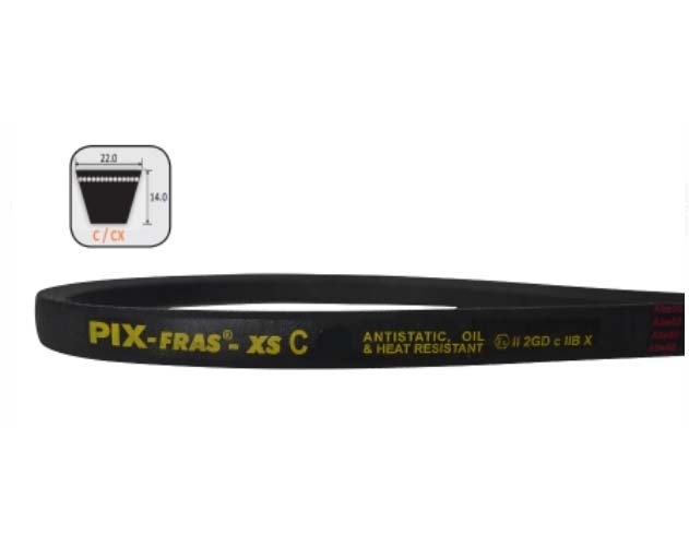 Pix Vee Belt FRAS (Fire Resistant Anti Static) C Section - AIMS Industrial Supplies