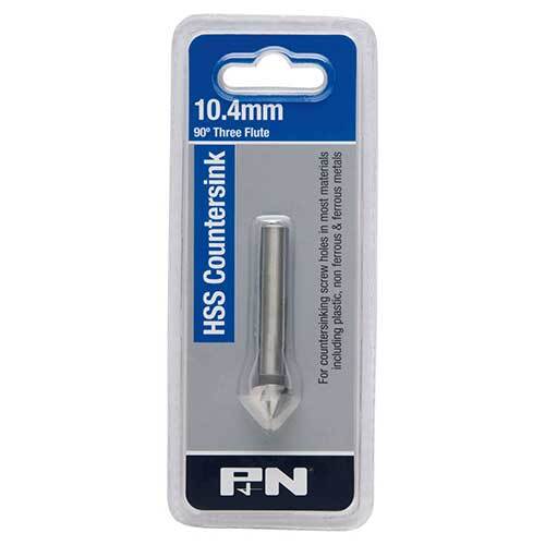 P&N 107CS0104 Workshop 10.4mm 90° Countersink Bit Three Flute - HSS