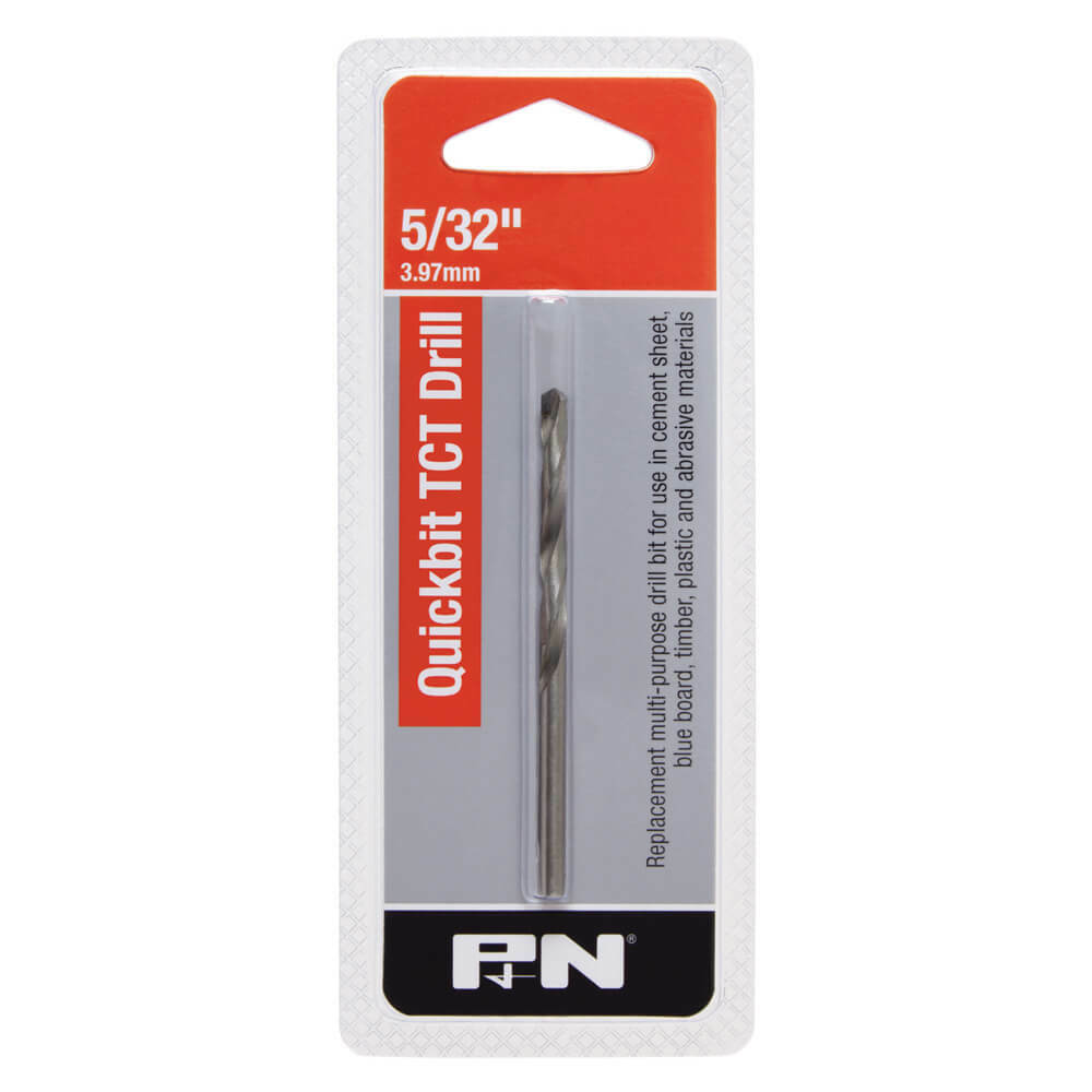 P&N 107DCR008 Quickbit 1/8" Replacement Drill for Drill & Countersink - TCT