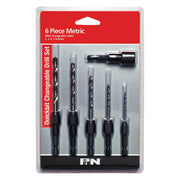 P&N 150BSET6I Quickbit Drill Set 6 piece 5/16" - 1/4", 1/4" Shank Bright HSS - AIMS Industrial Supplies