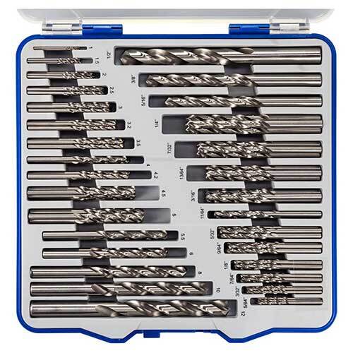 P&N 165399200 Bright Drill Set - Workshop Metric and Imperial 200 Pcs - AIMS Industrial Supplies