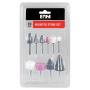 P&N 166044671 Stone Mounted Set 10 piece for Grinding / Sharpening - AIMS Industrial Supplies