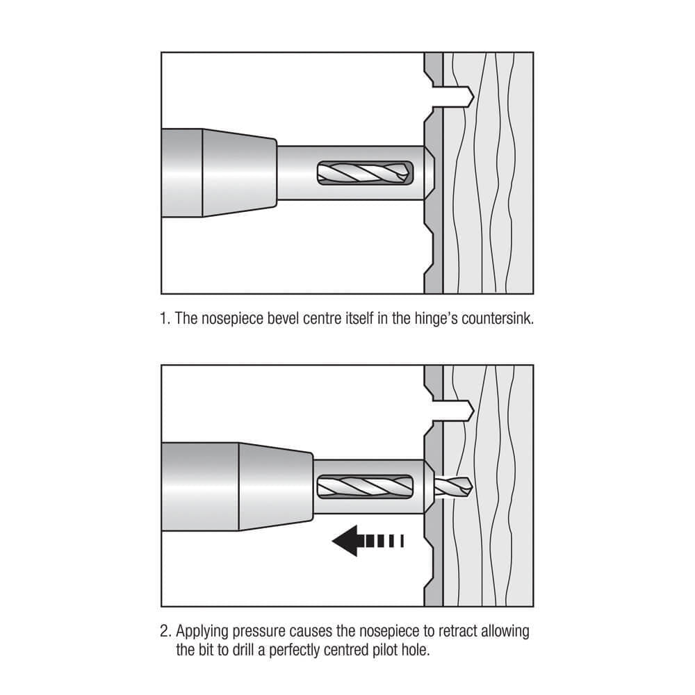 P&N 1714000 Quickbit Set Self Centering Drill Set 4 piece - 1/4" Shank - HSS - AIMS Industrial Supplies