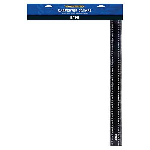 P&N 267901600 Workshop Carpernter Rule Square 600x 400mm Black Steel - AIMS Industrial Supplies