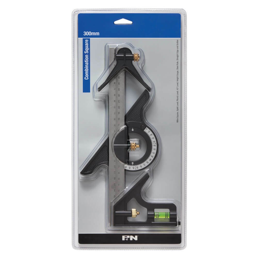 P&N 267CS3030 Workshop Combination Square 3 In 1 Stainless Steel - AIMS Industrial Supplies