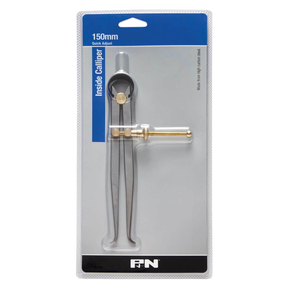 P&N 267MTQ306 Workshop Inside Caliper Quick Adjust 150 mm High Carbon Steel - AIMS Industrial Supplies