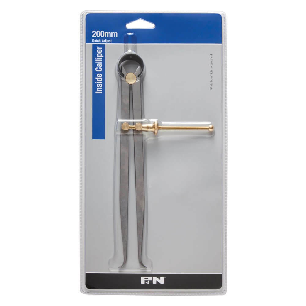 P&N 267MTQ308 Workshop Inside Caliper Quick Adjust 200 mm High Carbon Steel - AIMS Industrial Supplies