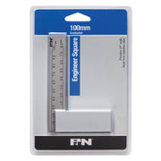P&N 267SG1004 Workshop Engineers Square Precision Graduated 100 mm Stainless Steel - AIMS Industrial Supplies