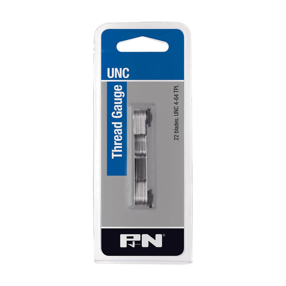 P&N 268UNC022 Workshop Thread Gauge UNC 4-64 TPI 22 Blades Bright