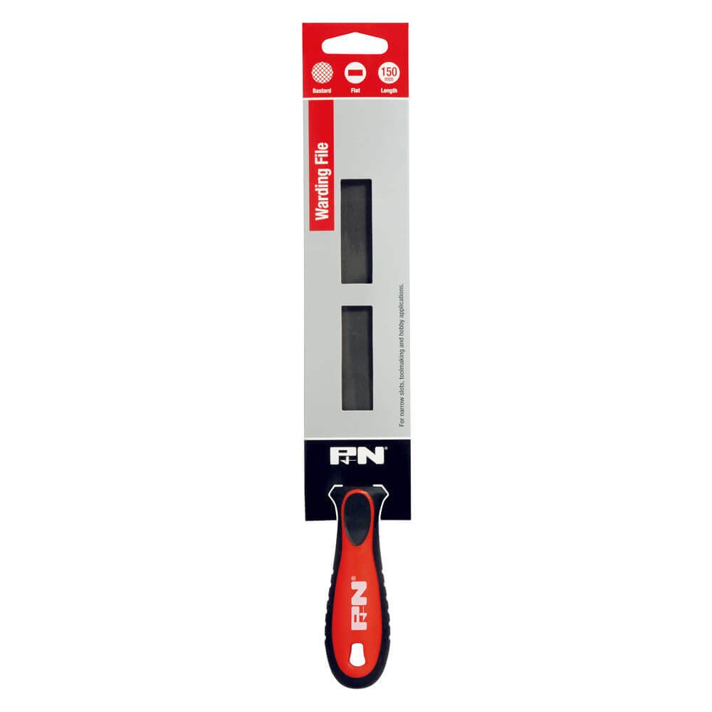 P&N 300AH1061 File Ward Bastard 150mm (6") Handled S/P - AIMS Industrial Supplies