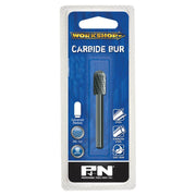 P&N Carbide Burr Cylindrical Radius End Double Cut VHM Brigh - AIMS Industrial Supplies