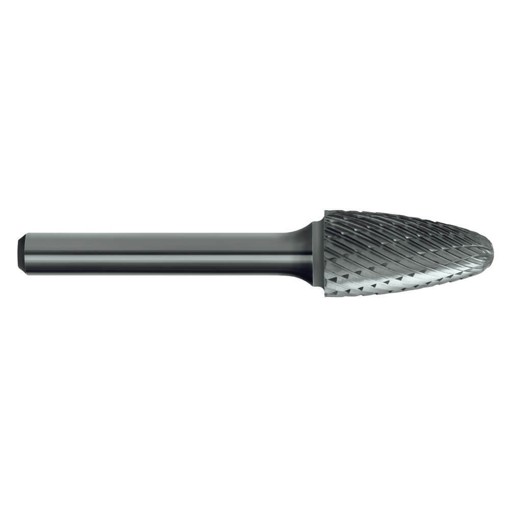 P&N Carbide Burr Flame Shape Double Cut - AIMS Industrial Supplies