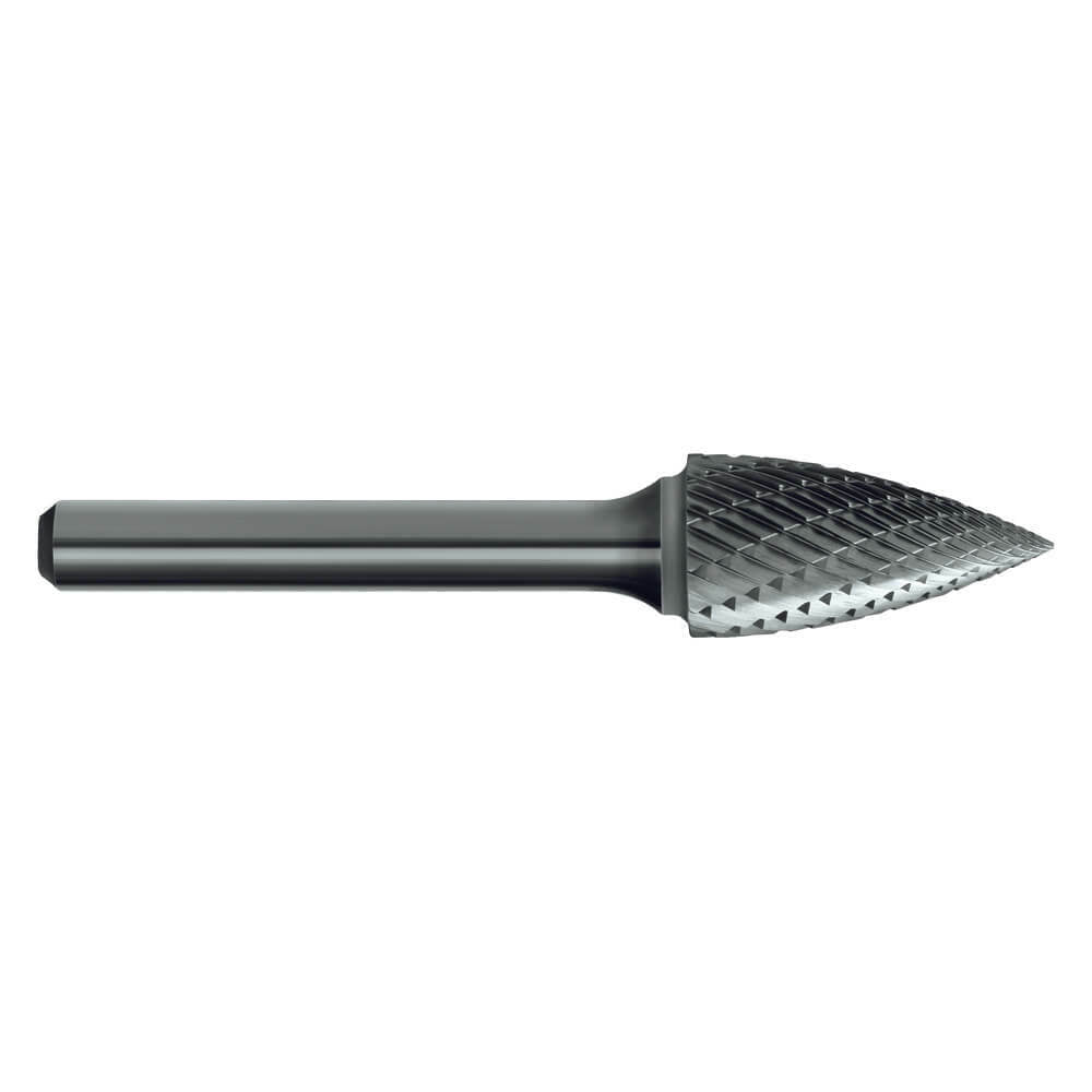 P&N Carbide Burr Flame Shape Double Cut - AIMS Industrial Supplies
