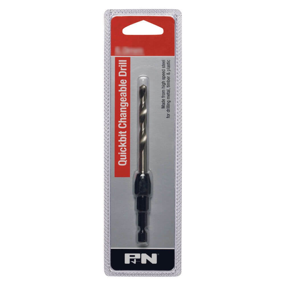 P&N Quickbit Metric Quick Change Drill Bit 1/4" Shank - HSS - AIMS Industrial Supplies