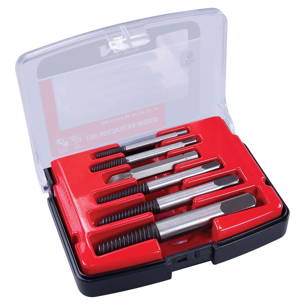 P&N Screw Extractor Set, 6 Pieces - 1660446792
